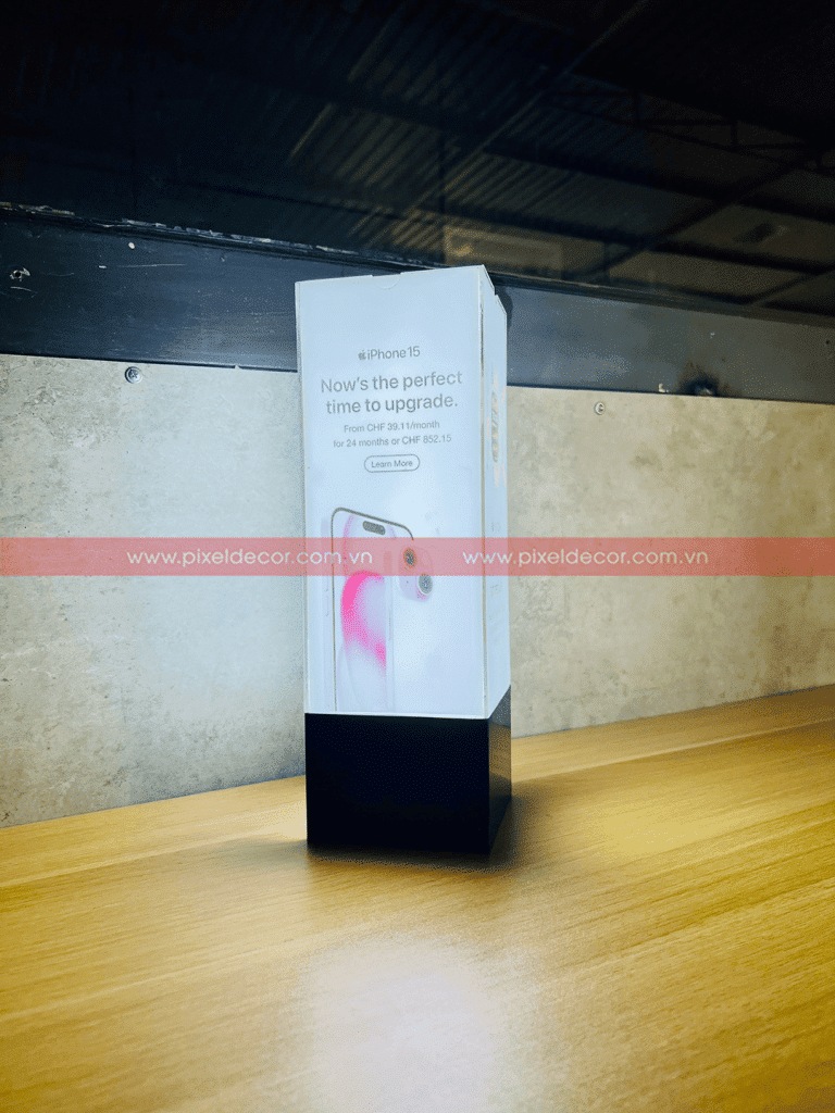 LED Lightbox - 4 Mặt - CÔNG TY TNHH SẢN XUẤT THƯƠNG MẠI PIXEL DECOR