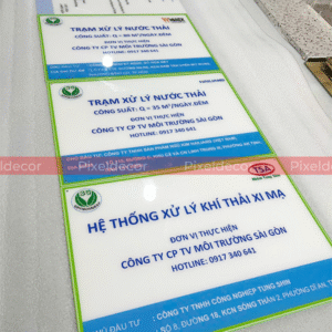 Bảng Mica Thông Tin