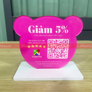 Alternative view of Tent Card Để Bàn